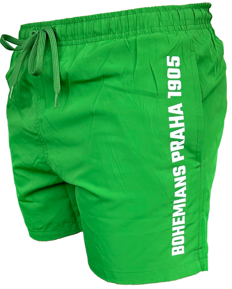 4346-plavky kratasy bohemians zelene predni